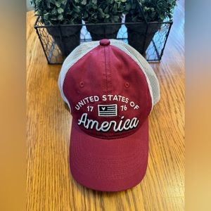 Women's United States Of America Trucker Hat Mesh Snapback Baseball‎ Cap